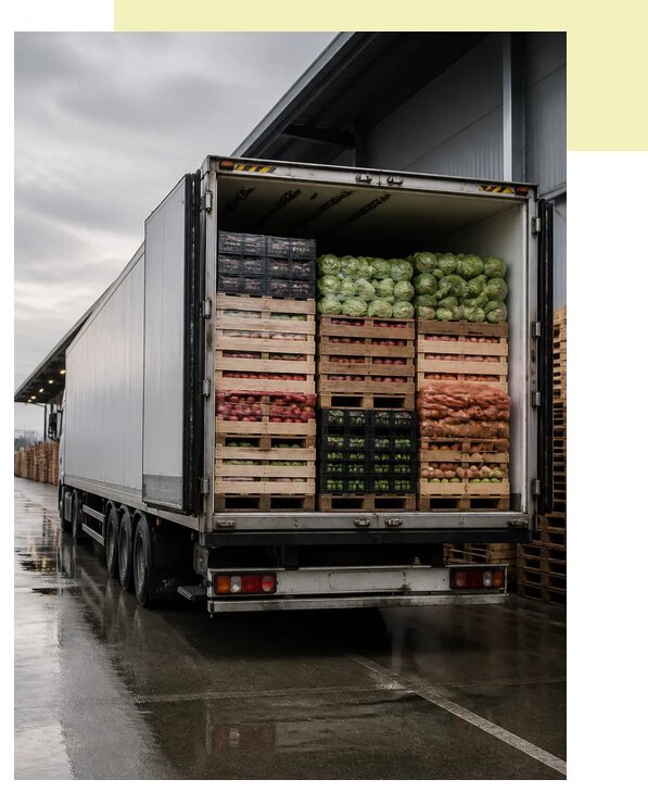 Перевозка плодоовощной продукции в Тобольск по цене от 5084 р. | Агросервис-Тбл