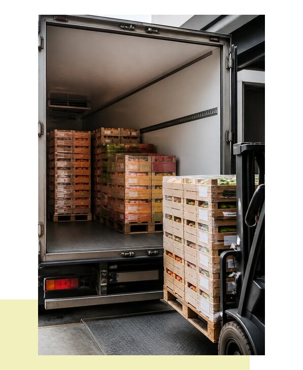 Перевозка сельхозпродукции на паллетах с доставкой в Тобольск