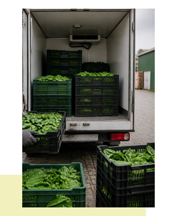Перевозка шпината в Тобольск с сохранением свежести продукции
